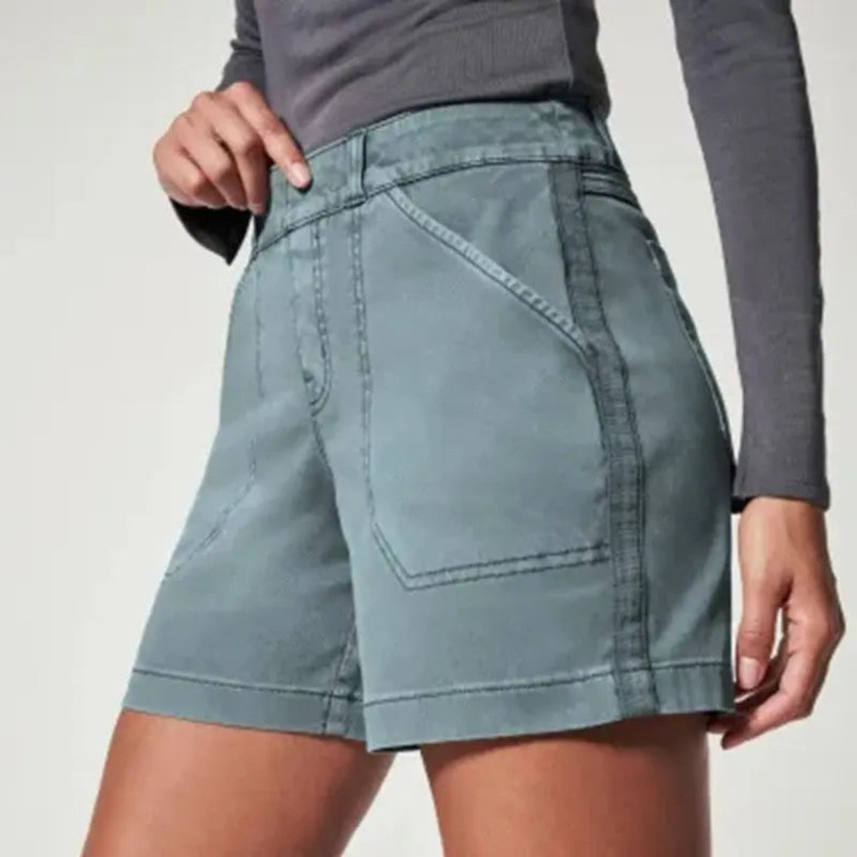 Casual Pants Shorts With Pockets BABYLON FASHION