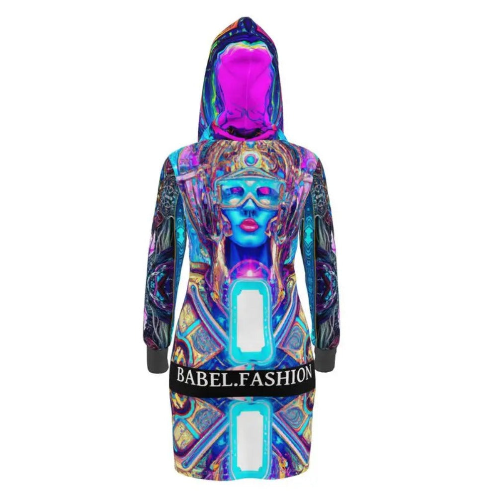 Hoodie Dress Contrado