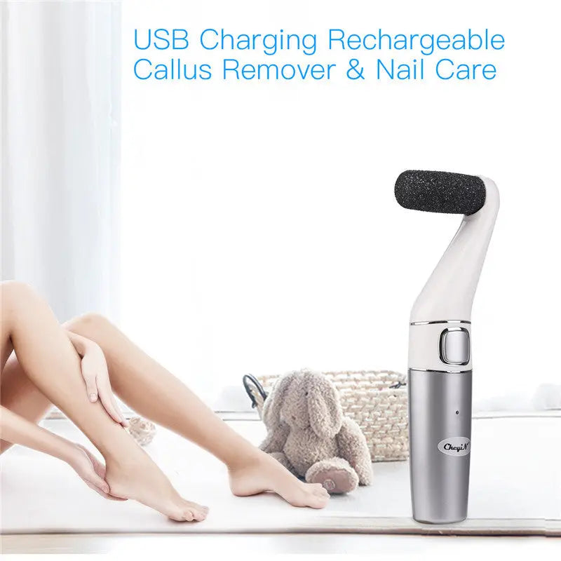 USB Rechargeable Foot File Professional Electric Feet Callus Remover Pedicure Foot Sander Dead Skin Callus Remover Foot Care BABEL.FASHION power by FashionBrandsTop.com