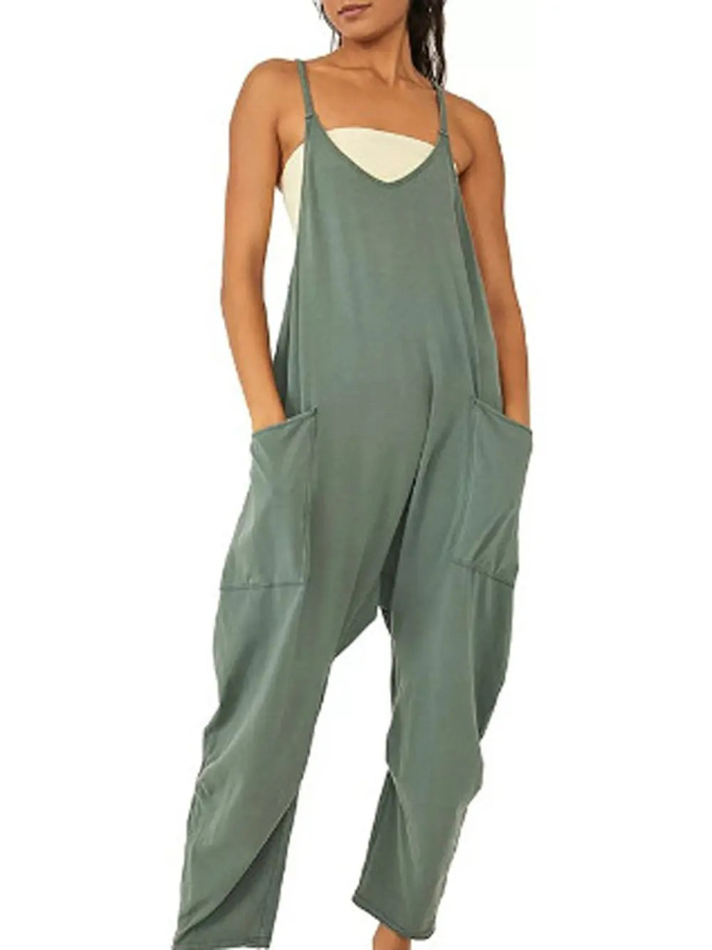 Women's Loose Sleeveless Jumpsuits Babel.Fashion