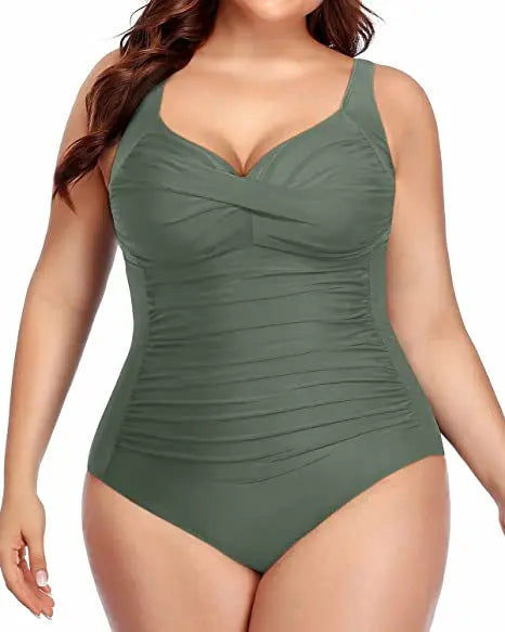 Women's Plus Size One-piece Swimsuit Babel.Fashion