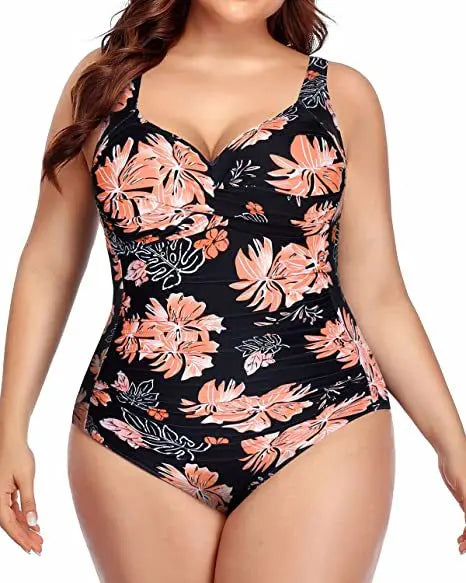 Women's Plus Size One-piece Swimsuit Babel.Fashion