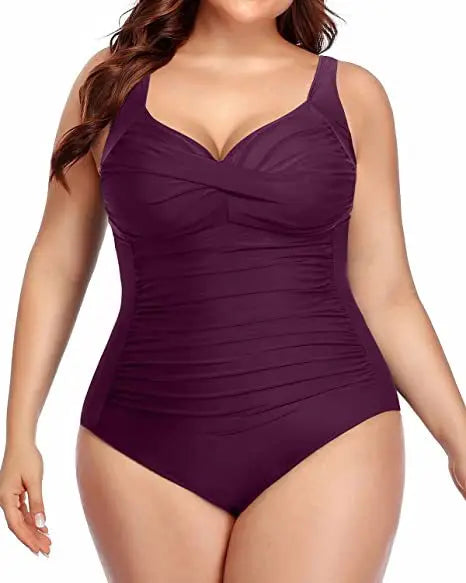 Women's Plus Size One-piece Swimsuit Babel.Fashion