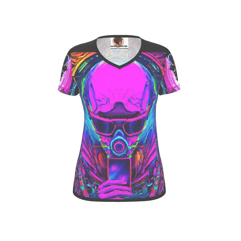 BABYLON T-SHIRT PHONE - Womens T-Shirt- L 12UK / Lifestyle Recycled Poly Jersey 160gsm / Regular fit - Contrado Babylon.Fashion