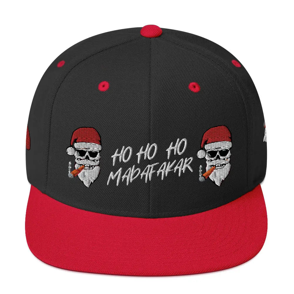 CHRISTMAS Snapback Hat - Black/ Red - Babylon.Fashion Babylon.Fashion