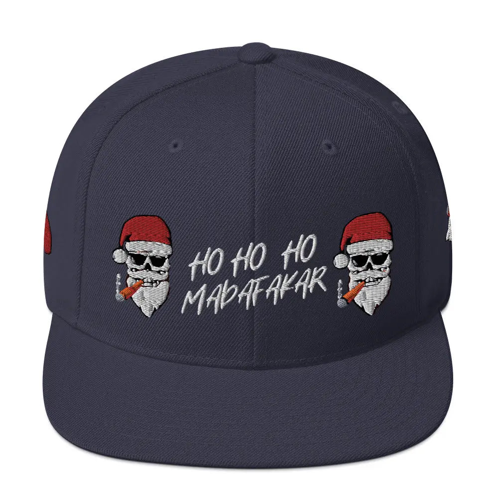 CHRISTMAS Snapback Hat - Navy - Babylon.Fashion Babylon.Fashion