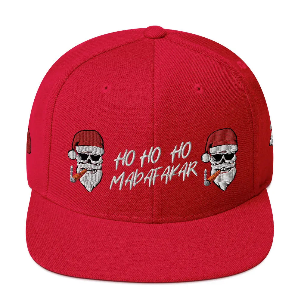 CHRISTMAS Snapback Hat - Red - Babylon.Fashion Babylon.Fashion