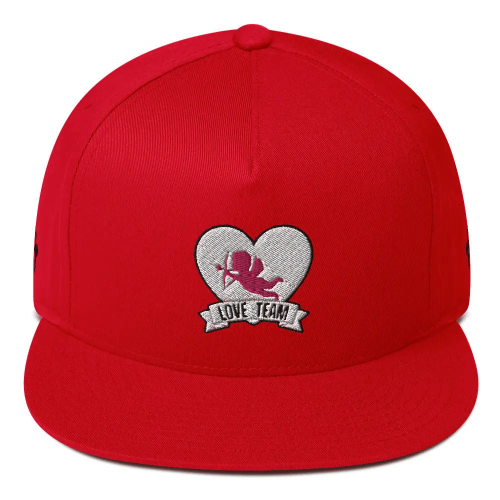 Flat Bill Cap LOVE TEAM - Babylon.Fashion Babylon.Fashion