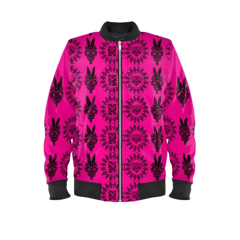 Ladies Jacket TRIBAL BABEL - Ladies Bomber Jacket- XXS 0-2UK / Waterproof Outer / Quilted Inner - Contrado Babylon.Fashion