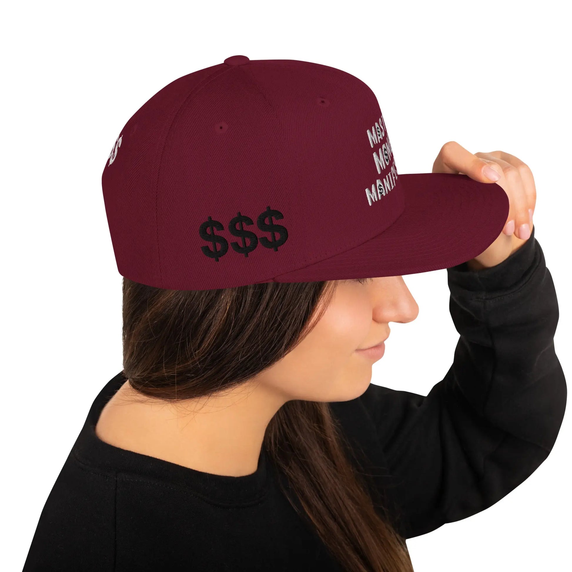 Snapback Hat MONEY - Babylon.Fashion Babylon.Fashion