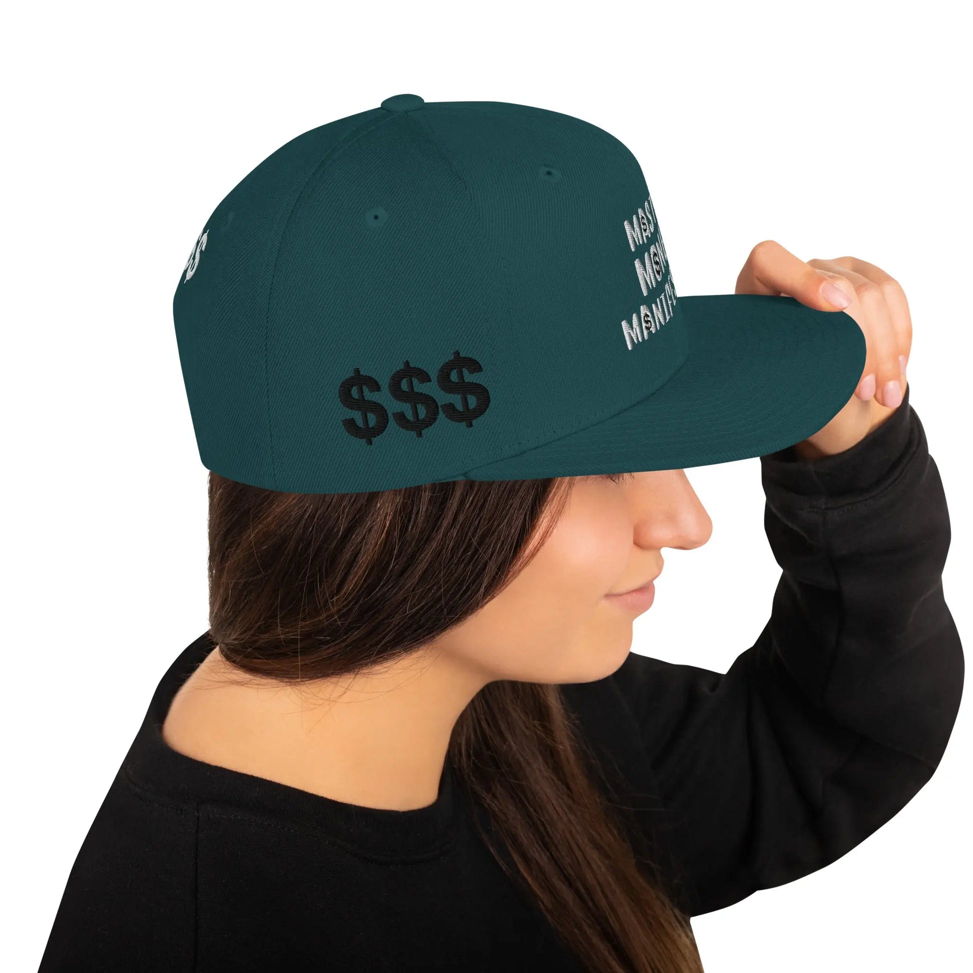 Snapback Hat MONEY - Babylon.Fashion Babylon.Fashion