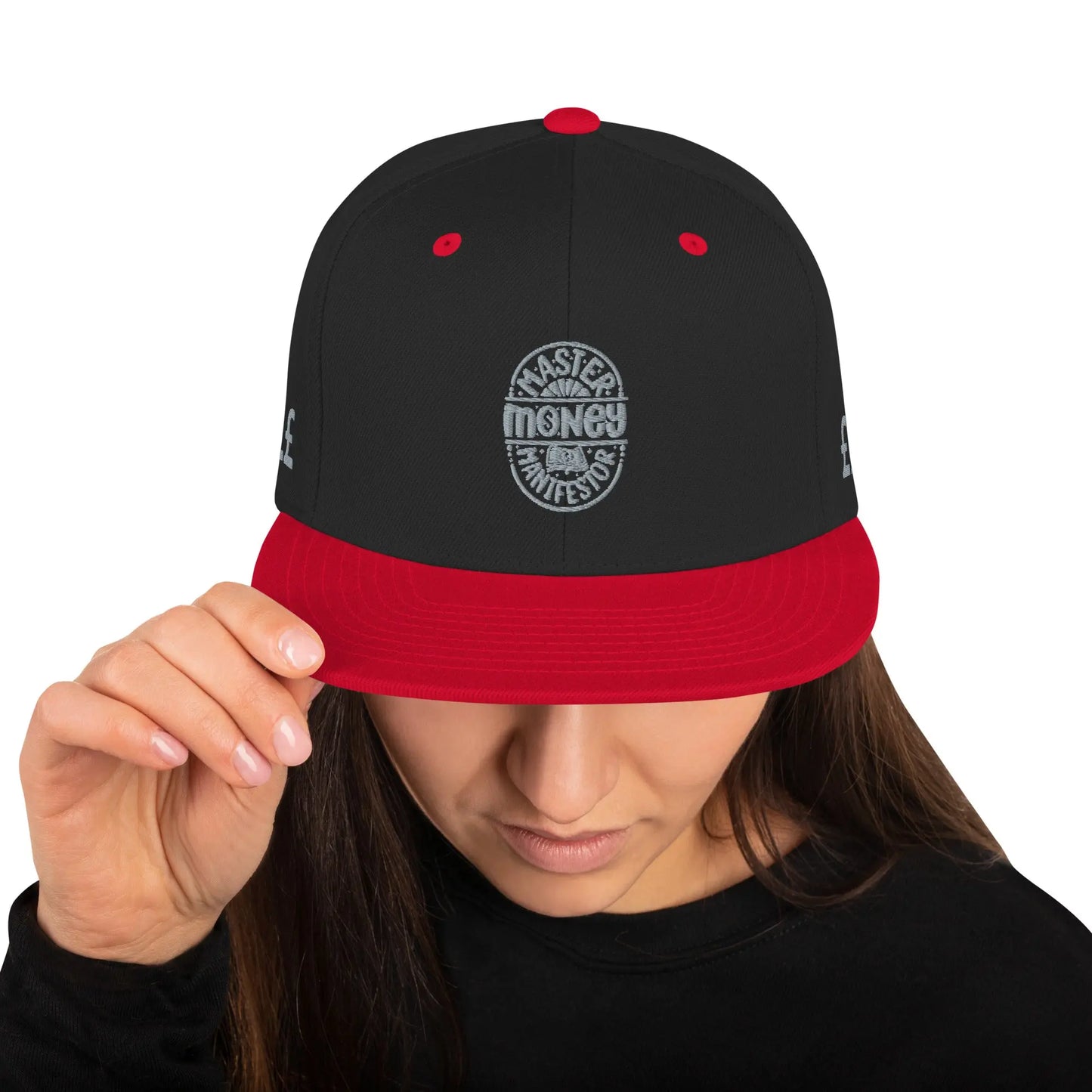 Snapback Hat MONEY - Black/ Red - Babylon.Fashion Babylon.Fashion