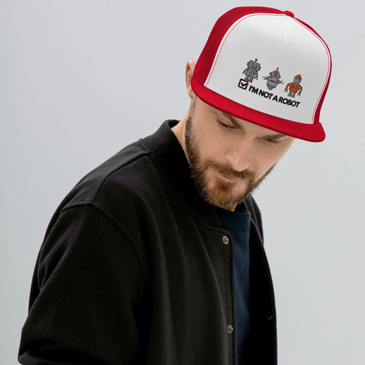 Trucker Cap - Red/ White/ Red - Babylon.Fashion Babylon.Fashion