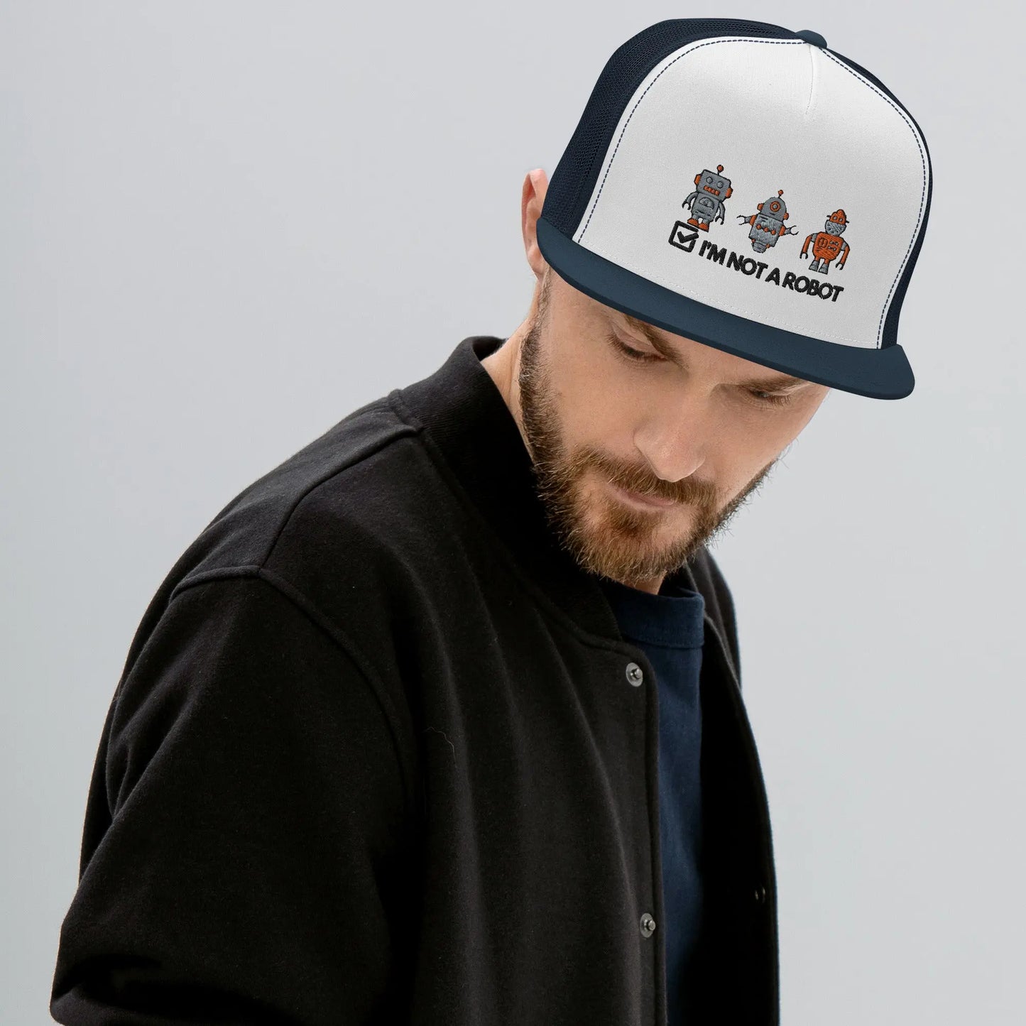 Trucker Cap - Navy/ White/ Navy - Babylon.Fashion Babylon.Fashion